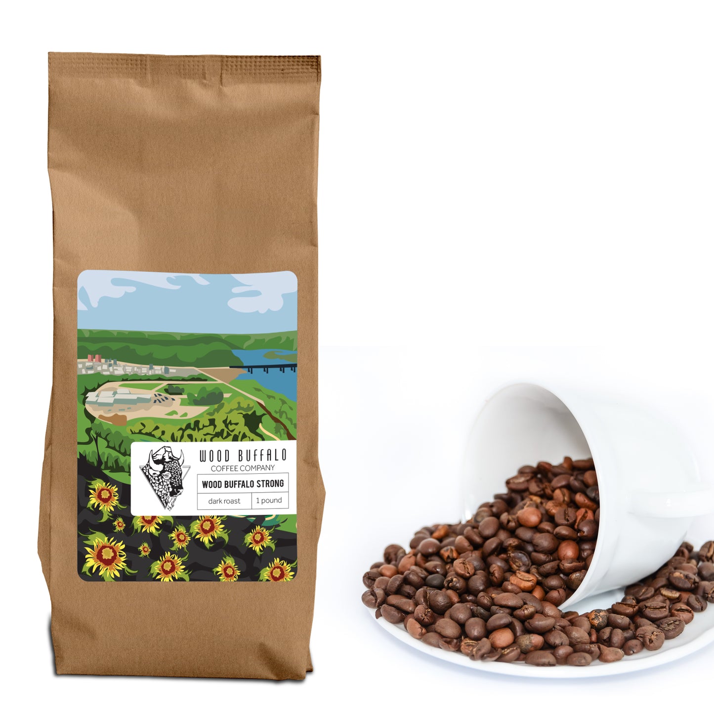 1 KG Wood Buffalo Coffee Airscape® Classic Canister